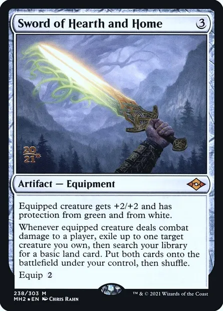 Sword of Hearth and Home, Magic card PMH2 238s — Modern Horizons 2 Promos set