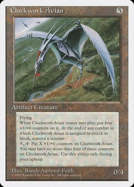 Clockwork Avian, Magic card 4ED 306 — Fourth Edition set