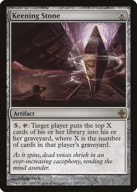Keening Stone, Magic card ROE 219 — Rise of the Eldrazi set