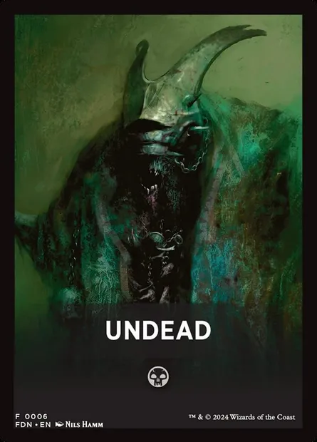 Undead, Magic card FFDN 6 — Foundations Front Cards set