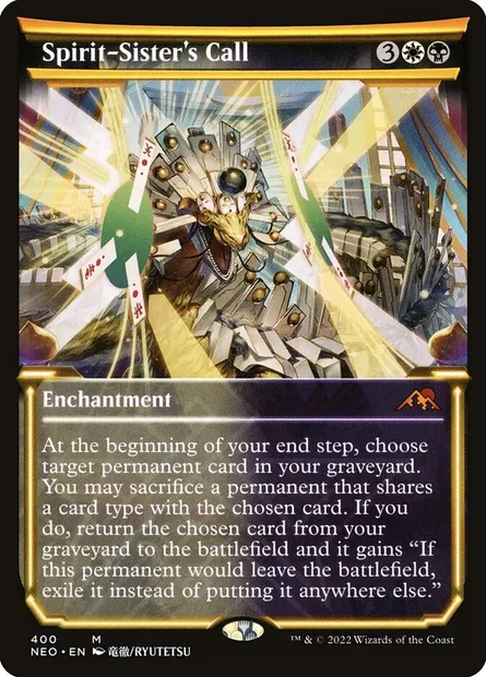 Spirit-Sister's Call, Magic card NEO 400 — Kamigawa: Neon Dynasty set