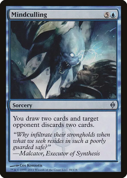 Mindculling, Magic card NPH 39 — New Phyrexia set