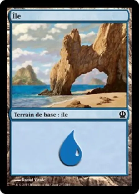 Île, carte Magic THS 237 — extension Theros