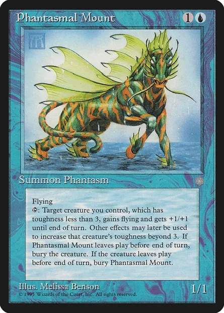 Phantasmal Mount, Magic card ICE 88 — Ice Age set