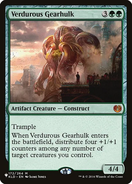 Verdurous Gearhulk, Magic card PLST KLD-172 — The List set