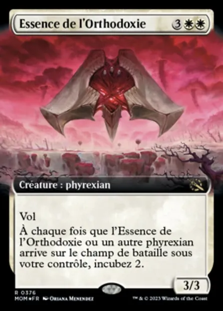Essence de l'Orthodoxie, carte Magic MOM 376 — extension L'invasion des machines
