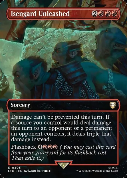 Isengard Unleashed, carte Magic LTC 495 — extension Tales of Middle-earth Commander