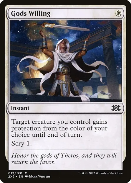Gods Willing, Magic card 2X2 12 — Double Masters 2022 set