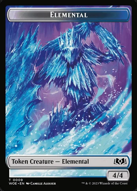 Elemental, carte Magic TWOE 9 — extension Wilds of Eldraine Tokens