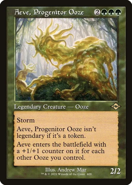 Aeve, Progenitor Ooze, Magic card MH2 409 — Modern Horizons 2 set