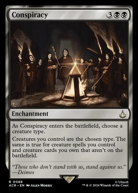 Conspiracy, Magic card ACR 88 — Assassin's Creed set