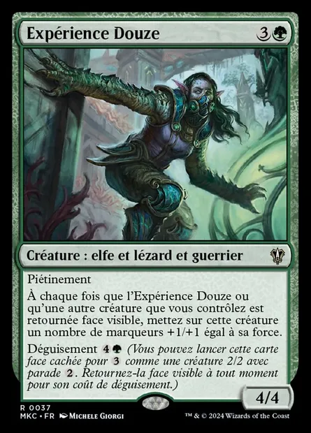 Expérience Douze, carte Magic MKC 37 — extension Murders at Karlov Manor Commander