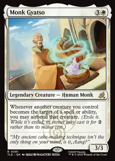 Monk Gyatso, Magic card TLE 81 — Avatar: The Last Airbender Eternal set