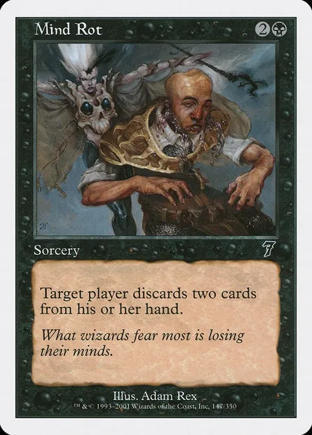 Mind Rot, Magic card 7ED 147 — Seventh Edition set