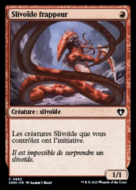 Slivoïde frappeur, carte Magic CMM 882 — extension Commander Masters