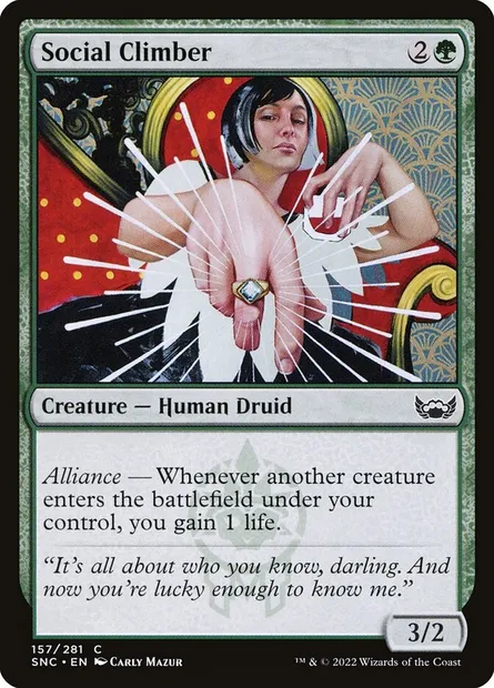 Social Climber, Magic card SNC 157 — Streets of New Capenna set
