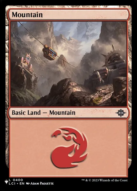 Mountain, Magic card PLST LCI-400 — The List set
