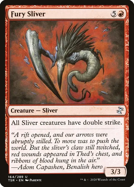 Fury Sliver, Magic card TSR 164 — Time Spiral Remastered set