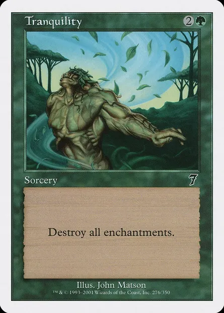 Tranquility, Magic card 7ED 276 — Seventh Edition set