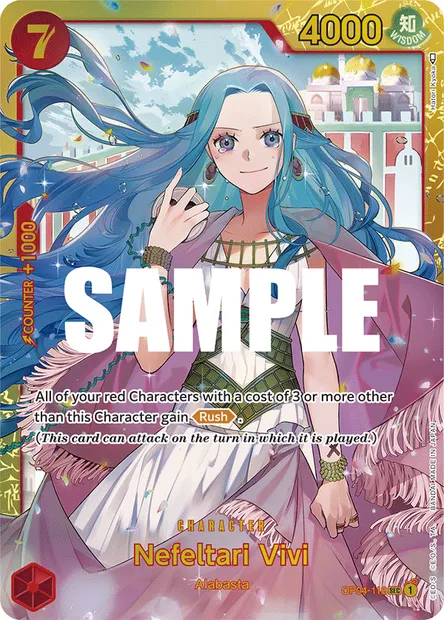 Nefertari Vivi, carte One Piece OP04-118 — extension KINGDOMS OF INTRIGUE