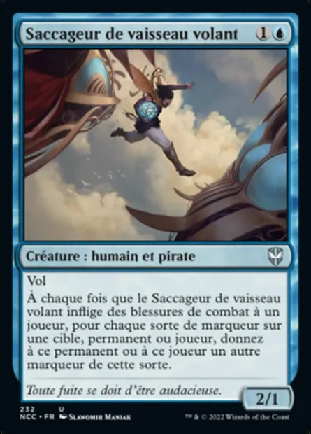 Saccageur de vaisseau volant, carte Magic NCC 232 — extension New Capenna Commander