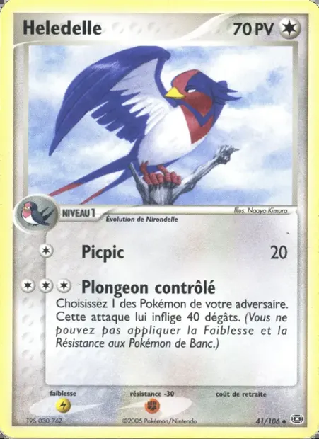 Hélédelle, carte Pokémon EM 41 — extension EX Émeraude