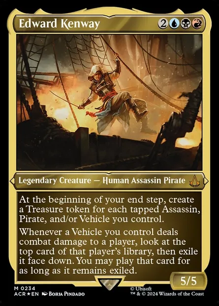 Edward Kenway, Magic card ACR 234 — Assassin's Creed set