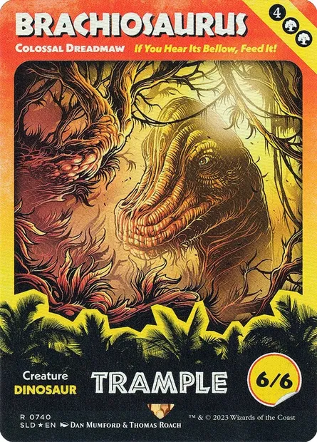 Gueuleffroi colossal, carte Magic SLD 740 — extension Secret Lair Drop