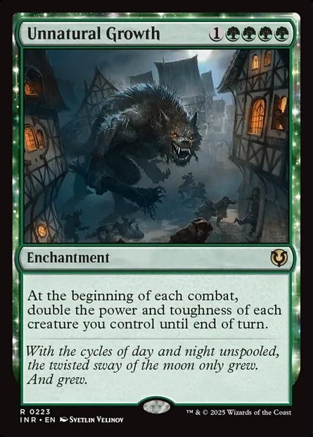 Unnatural Growth, Magic card INR 223 — Innistrad Remastered set