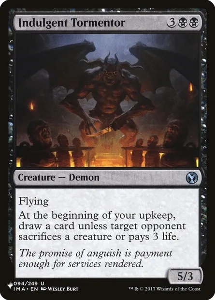 Persécuteur indulgent, carte Magic PLST IMA-94 — extension The List