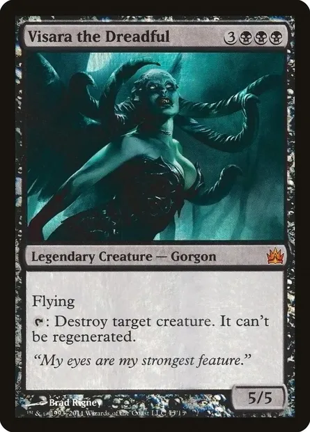 Visara la redoutable, carte Magic V11 15 — extension From the Vault: Legends
