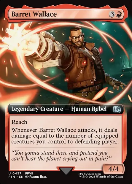 Barret Wallace, Magic card FIN 457 — Final Fantasy set