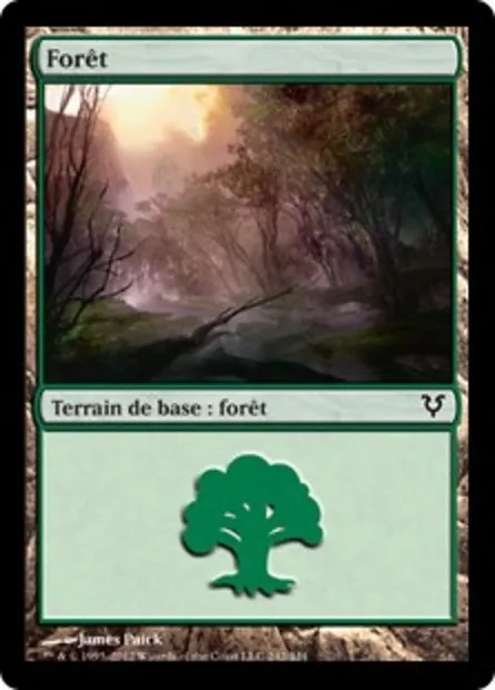 Forêt, carte Magic AVR 242 — extension Avacyn ressuscitée