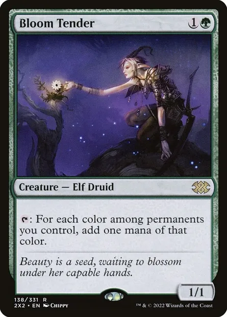 Bloom Tender, Magic card 2X2 138 — Double Masters 2022 set