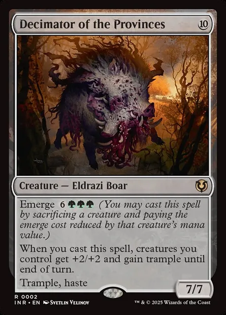 Decimator of the Provinces, Magic card INR 2 — Innistrad Remastered set