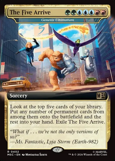 Genesis Ultimatum, Magic card MSC 402 — Marvel Super Heroes Commander set