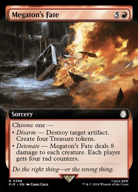 Megaton's Fate, Magic card PIP 388 — Fallout set