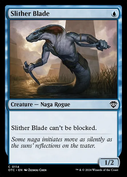 Slither Blade, Magic card OTC 114 — Outlaws of Thunder Junction Commander set