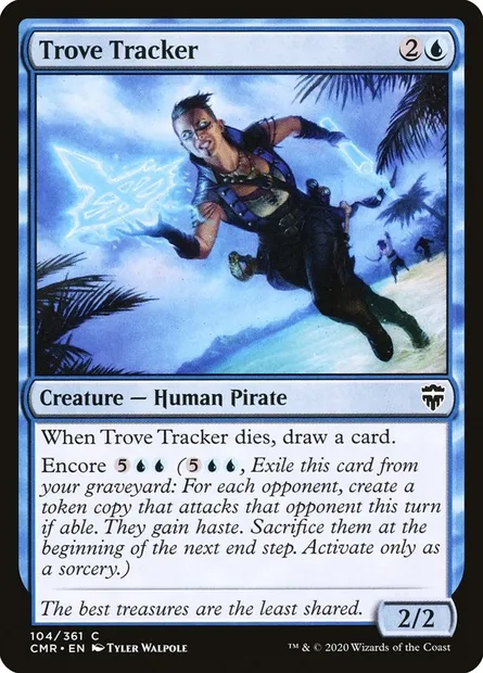 Trove Tracker, Magic card CMR 104 — Commander Legends set