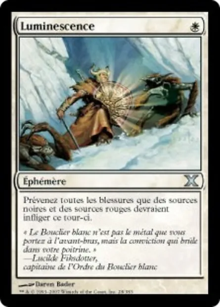 Luminescence, carte Magic 10E 28 — extension Dixième édition