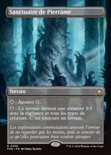 Sanctuaire de Pierrâme, carte Magic FDN 356 — extension Foundations