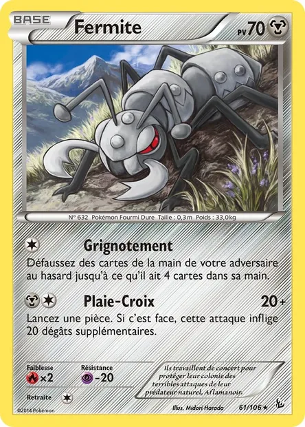 Fermite, carte Pokémon FLF 61 — extension Étincelles