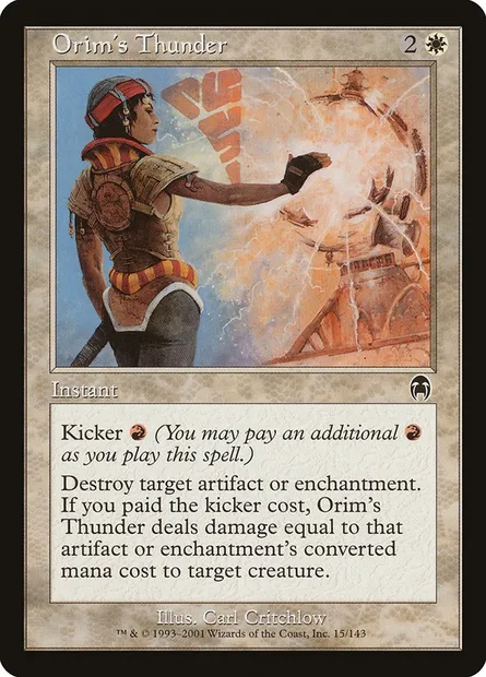 Orim's Thunder, Magic card APC 15 — Apocalypse set