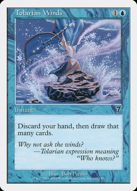 Tolarian Winds, Magic card 7ED 105 — Seventh Edition set