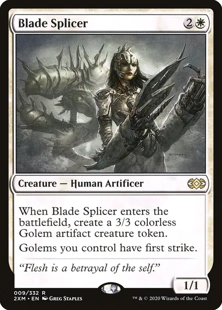 Blade Splicer, Magic card 2XM 9 — Double Masters set