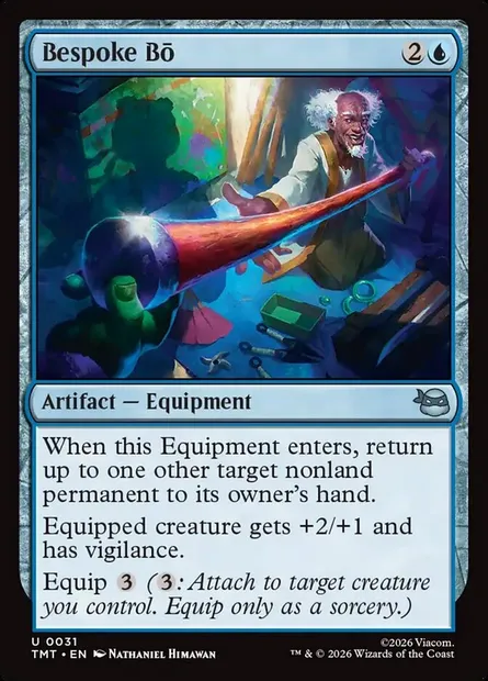 Bespoke Bō, Magic card TMT 31 — Teenage Mutant Ninja Turtles set