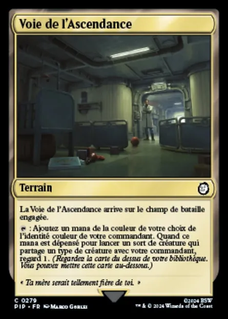 Voie de l'Ascendance, carte Magic PIP 279 — extension Fallout