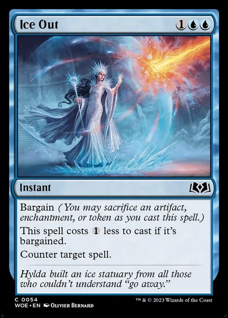 Ice Out, Magic card WOE 54 — Wilds of Eldraine set