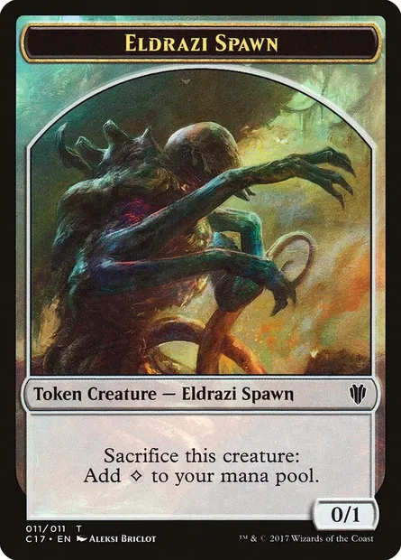 Eldrazi Spawn, Magic card TC17 11 — Commander 2017 Tokens set