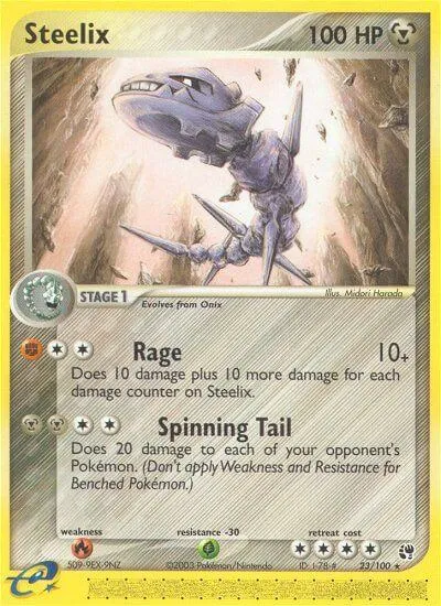Steelix, Pokémon card SS 23 — Sandstorm set